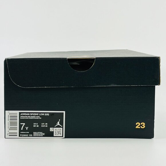 Jordan Spizike Low GS 'White Fire Red' FQ3950-105 size 7 Youth / 8.5 Women - Picture 8 of 8